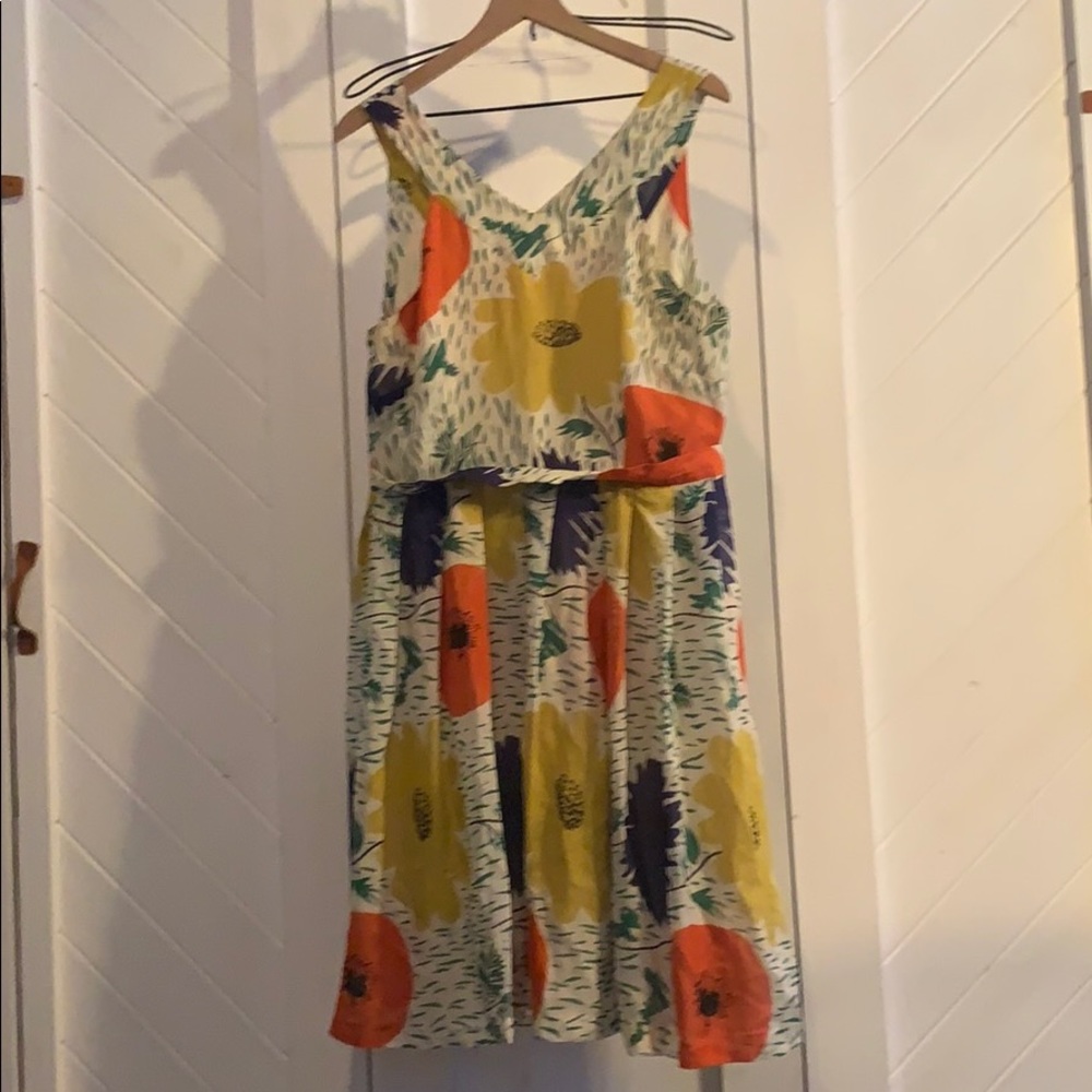 Anthropologie Floral dress